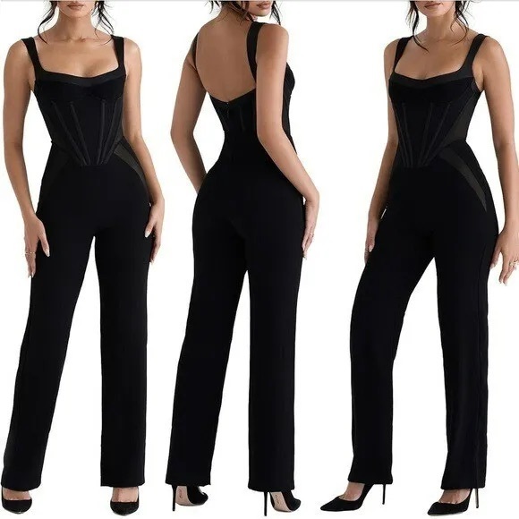 House of CB Pants & Jumpsuits New House Of Cb Mylene Corset Bustier